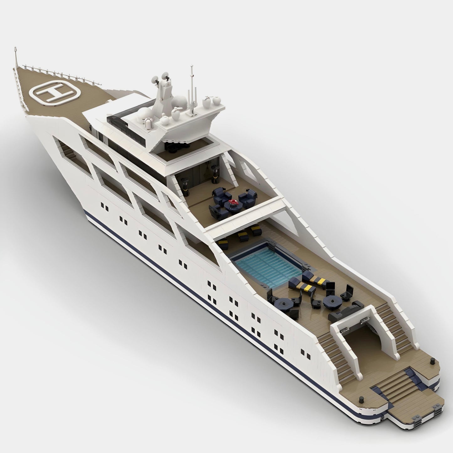 Luxury Yacht by BuildN'Drive | 6297 PCS